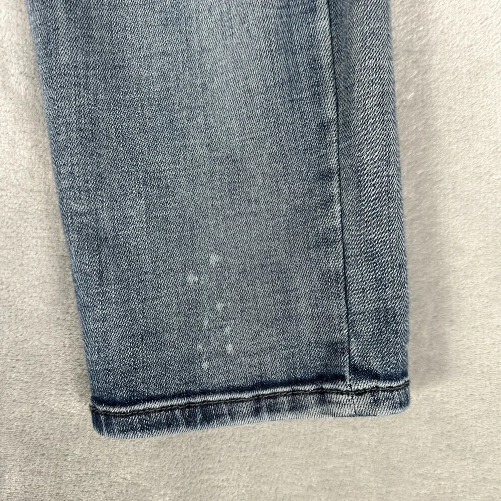 Judy Blue Boyfriend Fit Jeans‎ Mid Rise Distressed Denim Medium Wash Size 11/30